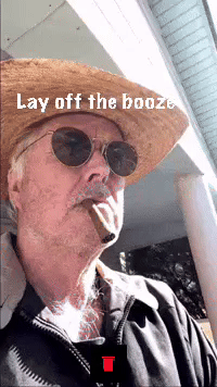 Lay Off The Booze GIF