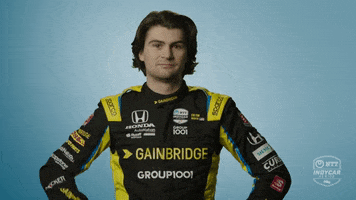 Pointing Up Colton Herta GIF by INDYCAR