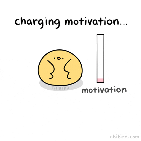 Motivation Charging GIF by Chibird