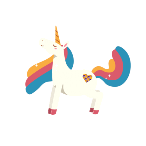 Rainbow Gif Artist Sticker by alearause