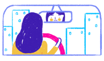 Car Driving Sticker by Free2Move App