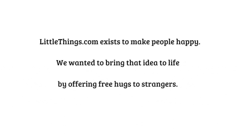 free hugs GIF by Little Things - free hugs GIF by Little Things