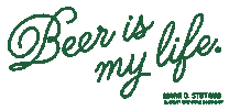 Drinking Beer Sticker by Summit Brewing Co.