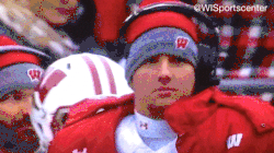 College Football Good Job GIF by Wisconsin Sportscenter