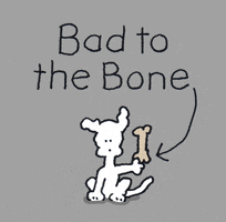 bad to the bone dogs GIF