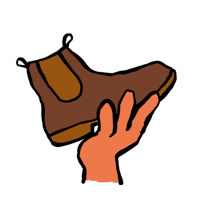 Booty Sticker by Andrew Onorato