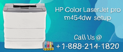 Hp Color Laserjet Pro M454Dw Setup GIF
