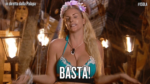 Francesca Cipriani Stop GIF by Isola dei Famosi - Find & Share on GIPHY