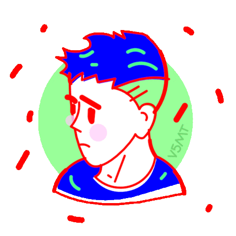 Sad Boy Sticker by V5MT