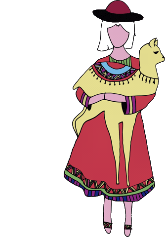Color Llama Sticker by brunayfausta