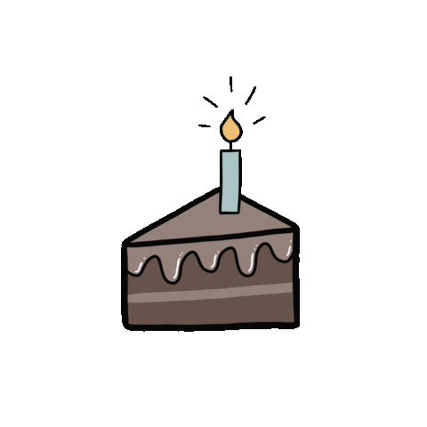 Celebrate Happy Birthday Sticker by little letters studio