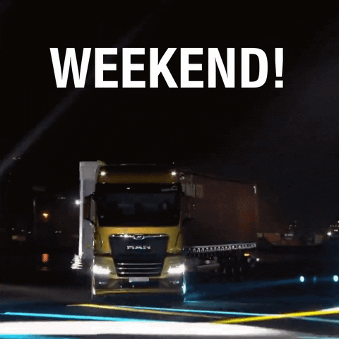 Weekend Truck GIF by mantruckandbus