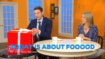 Snow Day Eating GIF by Awkward Daytime TV