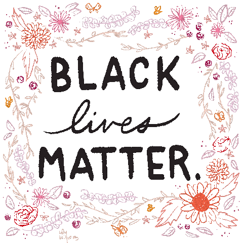 Black Lives Matter Life Sticker by Lily Williams