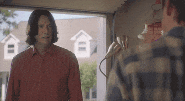 Tired Keanu Reeves GIF by Bill & Ted Face the Music
