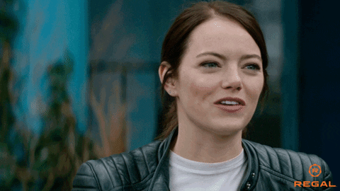 Emma Stone What GIF by Regal - Find & Share on GIPHY