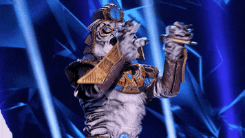 Pounce White Tiger GIF by The Masked Singer