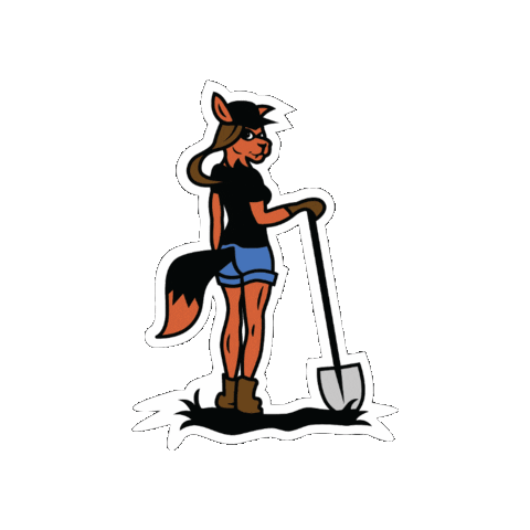 Trailfox Sticker by skrrtrideco
