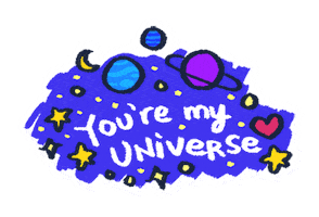 Universe Pentagon Sticker