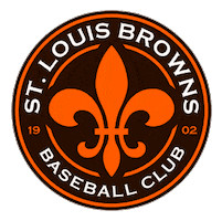 Stl Browns Sticker by Gateway Grizzlies Baseball