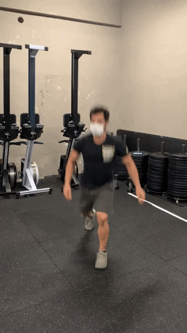 Jumping Lunge GIF by Crossfit Boran