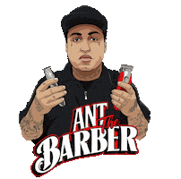 Ant The Barber Sticker by Rum Barber