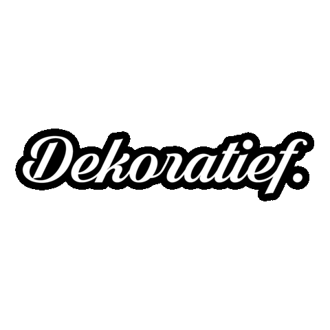 Dekoratief. Sticker
