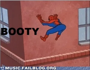 spider man booty GIF