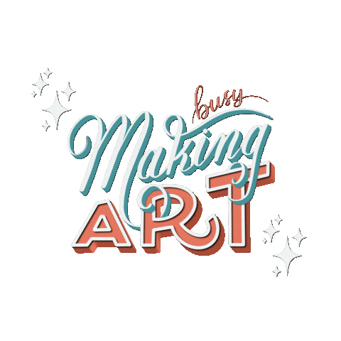 Art Typography Sticker