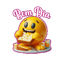 Bom Dia Emoji Sticker by Atelier das Arteiras