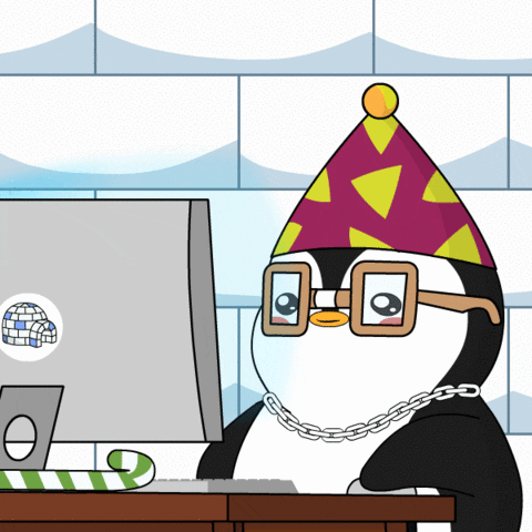 Crypto Look It Up GIF by Pudgy Penguins