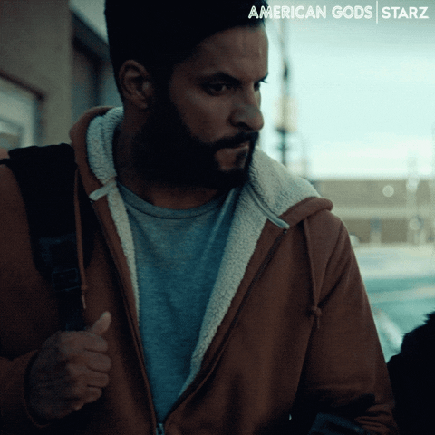Ricky Whittle Wtf GIF by American Gods