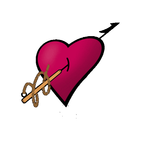 Heart Love Sticker by Yea Sure