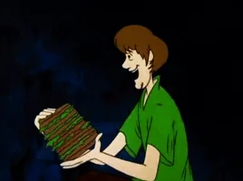 scooby doo eating GIF