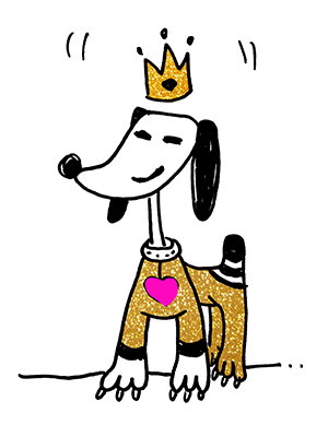 Tuepfli heart dog wow king GIF