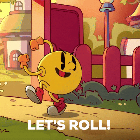 Lets Go Animation GIF by PAC-MAN™