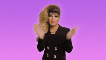 Drag Queen Slow Clap GIF by Jodie Harsh