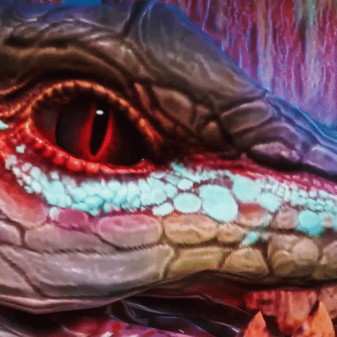 Evil Eye Dino GIF by Second Extinction