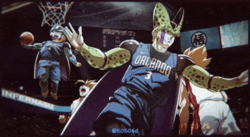 Super Saiyan Basketball GIF