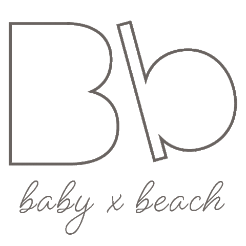 Baby by beach Sticker