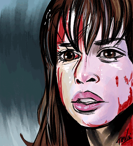 scared neve campbell GIF by Travis Falligant