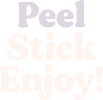 Enjoy Stick Sticker by The Patch Brand