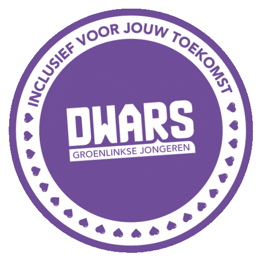 Sticker by DWARS, GroenLinkse Jongeren