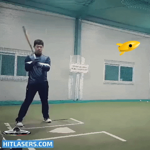 baseballhittingdrills baseball korea home run homerun GIF