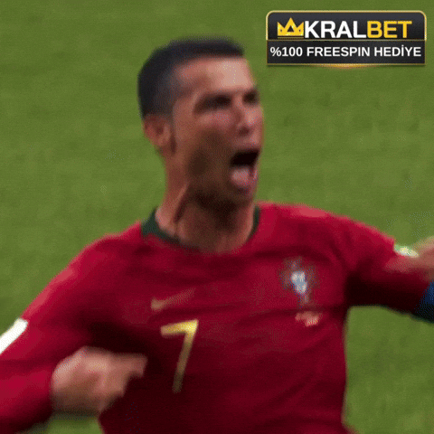 Cristiano Ronaldo Win GIF by KralBet