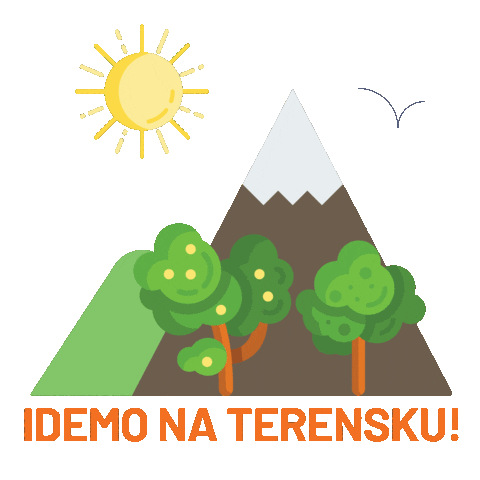 Forest Trees Sticker by Šumarski fakultet Zagreb