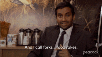 Parks And Recreation Forks GIF by PeacockTV