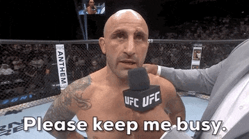 Stay Busy Mixed Martial Arts GIF by UFC
