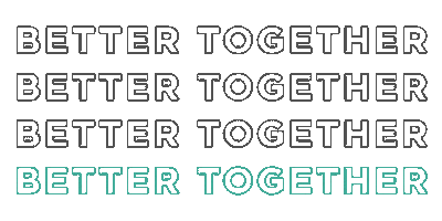 Better Together Jesus Sticker by Fishhawkfc