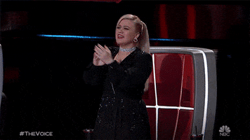 Kelly Clarkson Applause GIF by The Voice